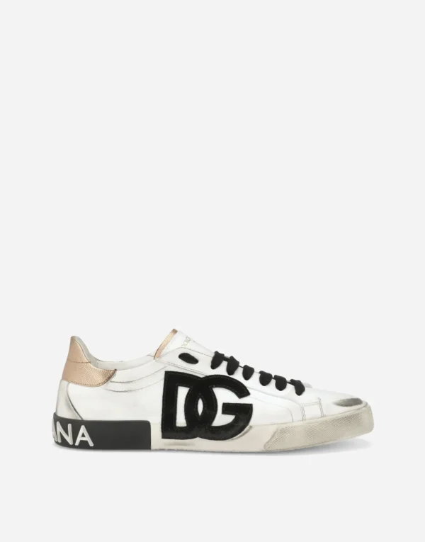 Dolce & Gabbana Calfskin Portofino Vintage sneakers