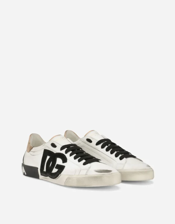 Dolce & Gabbana Calfskin Portofino Vintage sneakers
