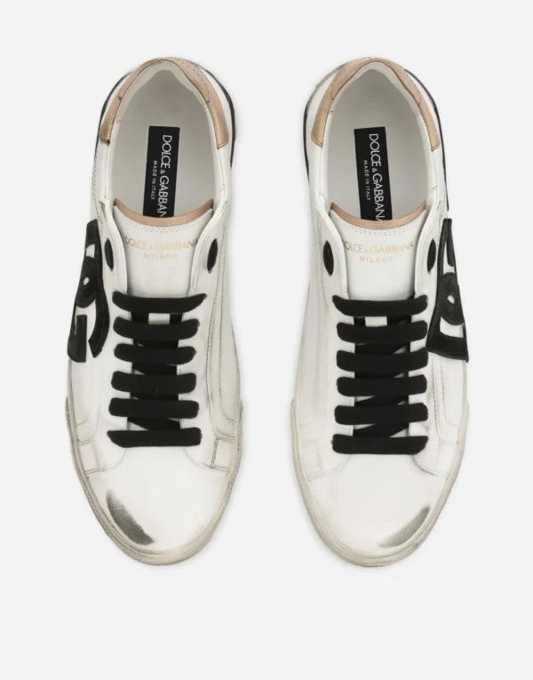Dolce & Gabbana Calfskin Portofino Vintage sneakers