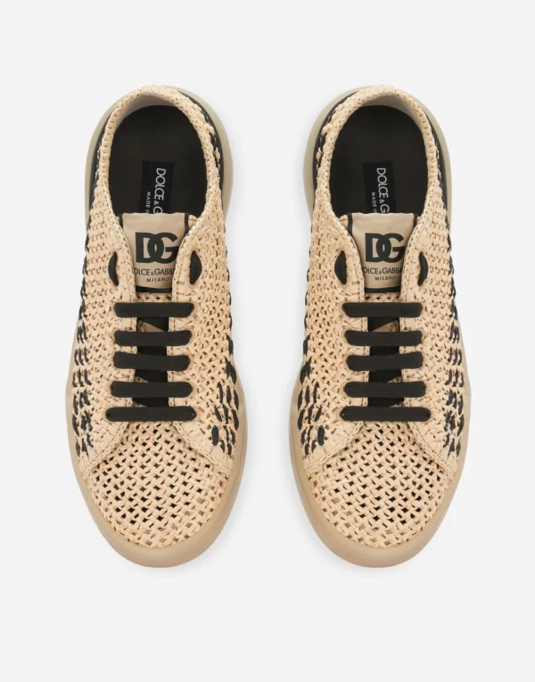 Dolce & Gabbana NS1 slip on sneakers in mixed materials